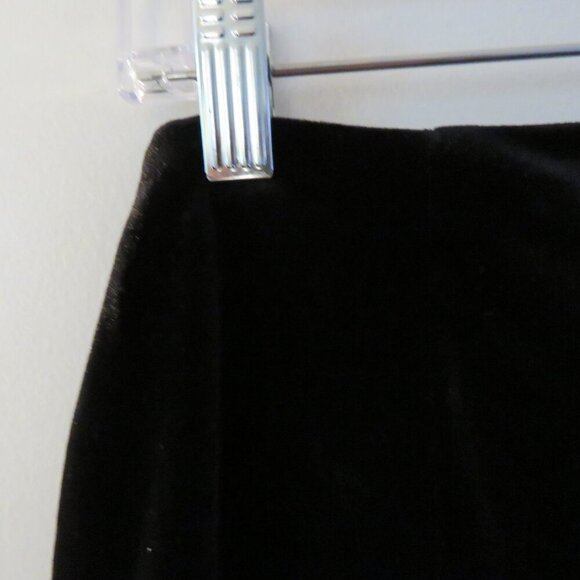 WHITE HOUSE BLACK MARKET Velvet Pencil Skirt Academia Officecore Y2K US 2 Petite - Picture 4 of 12